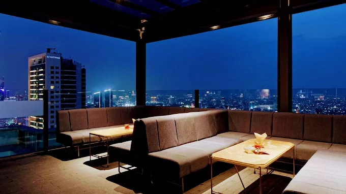 romantic dining party - cloud lounge jakarta