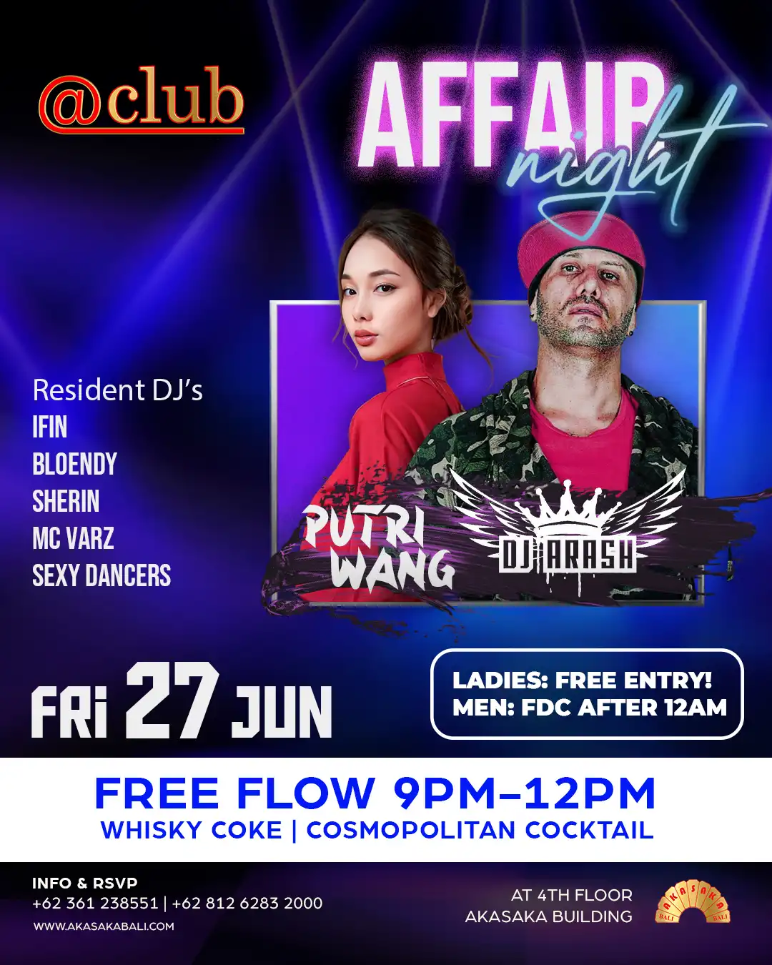 AFFAIR NIGHT - ARASH & PUTRI WANG