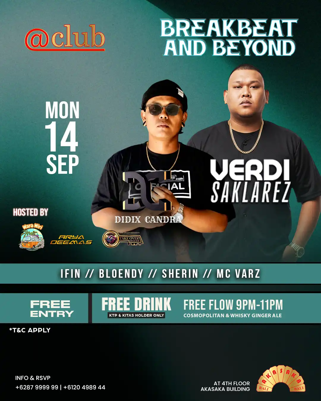 DIDIX CANDRA & VERDI SAKLAREZ  - BREAKBEAT & BEYOND